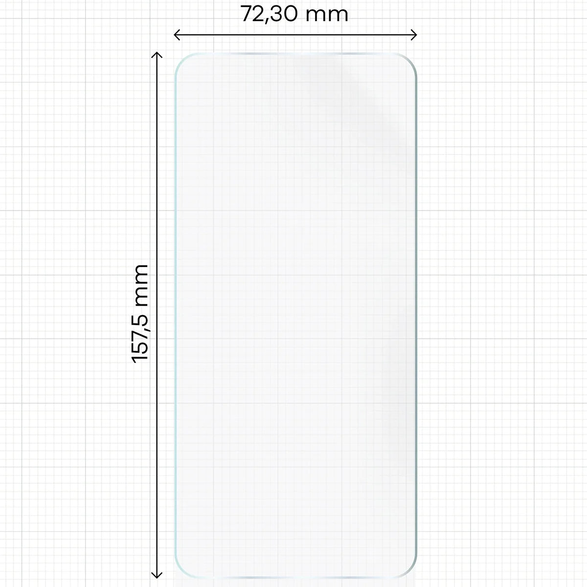 Hydrogel Folie für den Bildschirm für Honor 200, Bizon Glass Hydrogel Front, 1 Stück