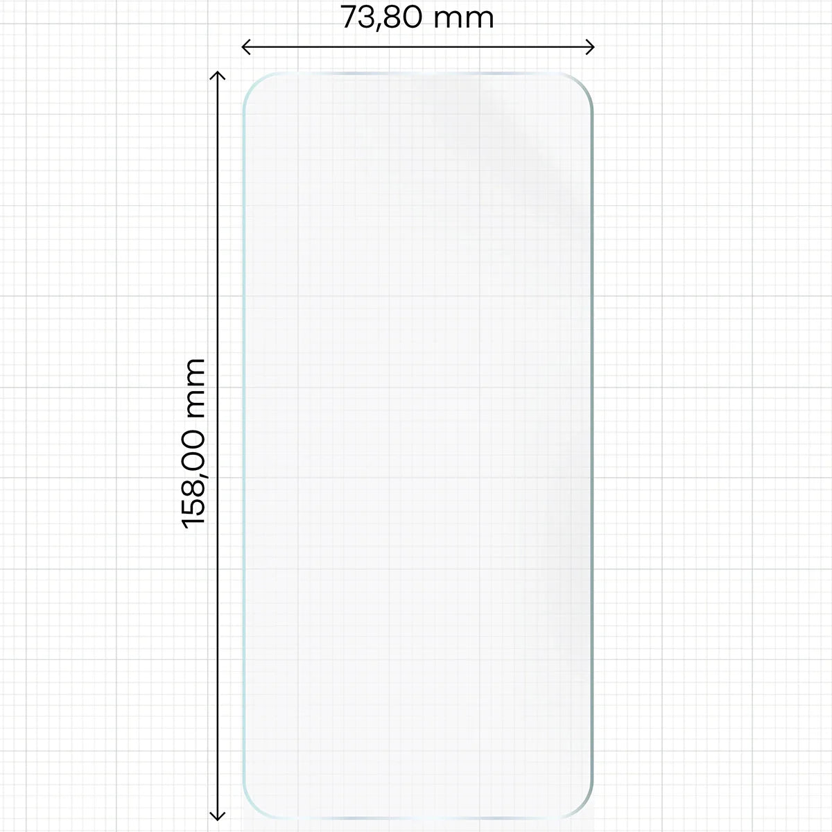 Hydrogel Folie für den Bildschirm für Honor 200 Pro, Bizon Glass Hydrogel Front, 1 Stück