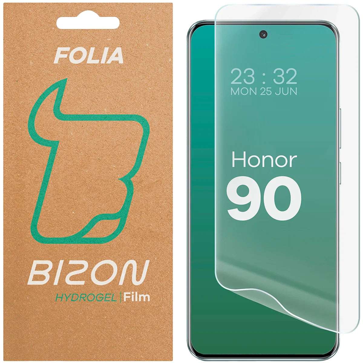 Hydrogel Folie für den Bildschirm für Honor 90, Bizon Glass Hydrogel Front, 1 Stück