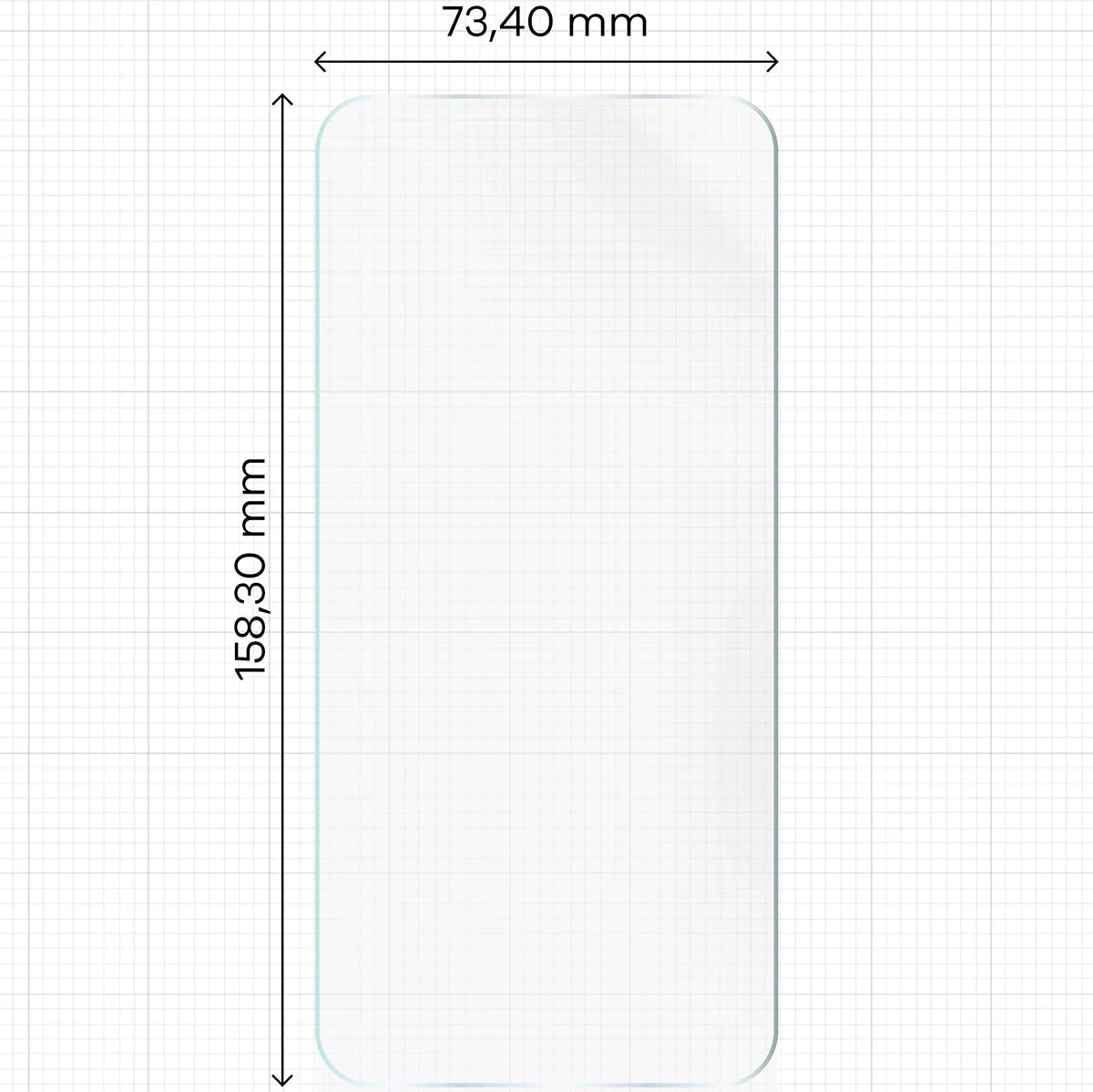 Hydrogel Folie für den Bildschirm für Honor Magic5 Pro, Bizon Glass Hydrogel Front, 1 Stück