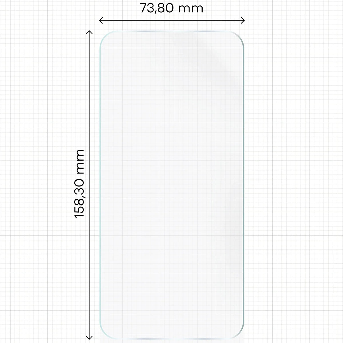Hydrogel Folie für den Bildschirm für Honor Magic6 Pro, Bizon Glass Hydrogel Front, 1 Stück