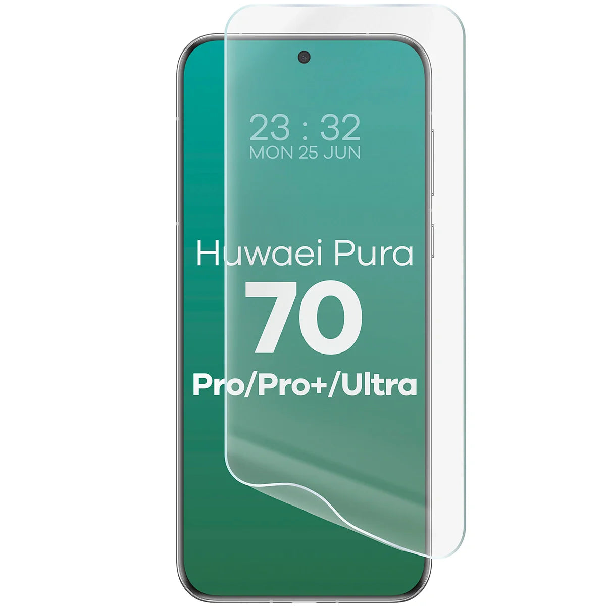 Hydrogel Folie für den Bildschirm für Huawei Pura 70 Pro / Pro Plus / Ultra, Bizon Glass Hydrogel Front, 1 Stück