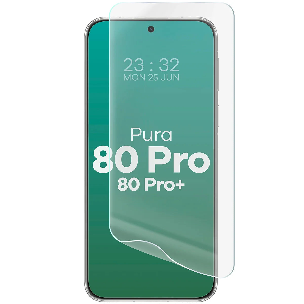 Hydrogel Folie für den Bildschirm für Huawei Pura 80 Pro / Pro Plus, Bizon Film Hydrogel Front, 1 Stück
