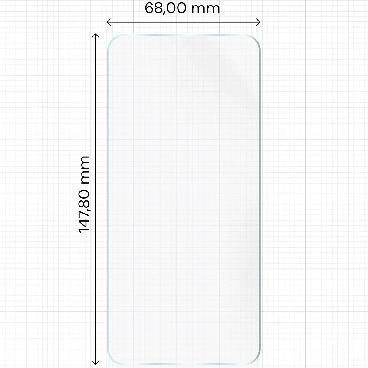 Hydrogel Folie für den Bildschirm für Motorola Edge 50 Neo, Bizon Glass Hydrogel Front, 1 Stück
