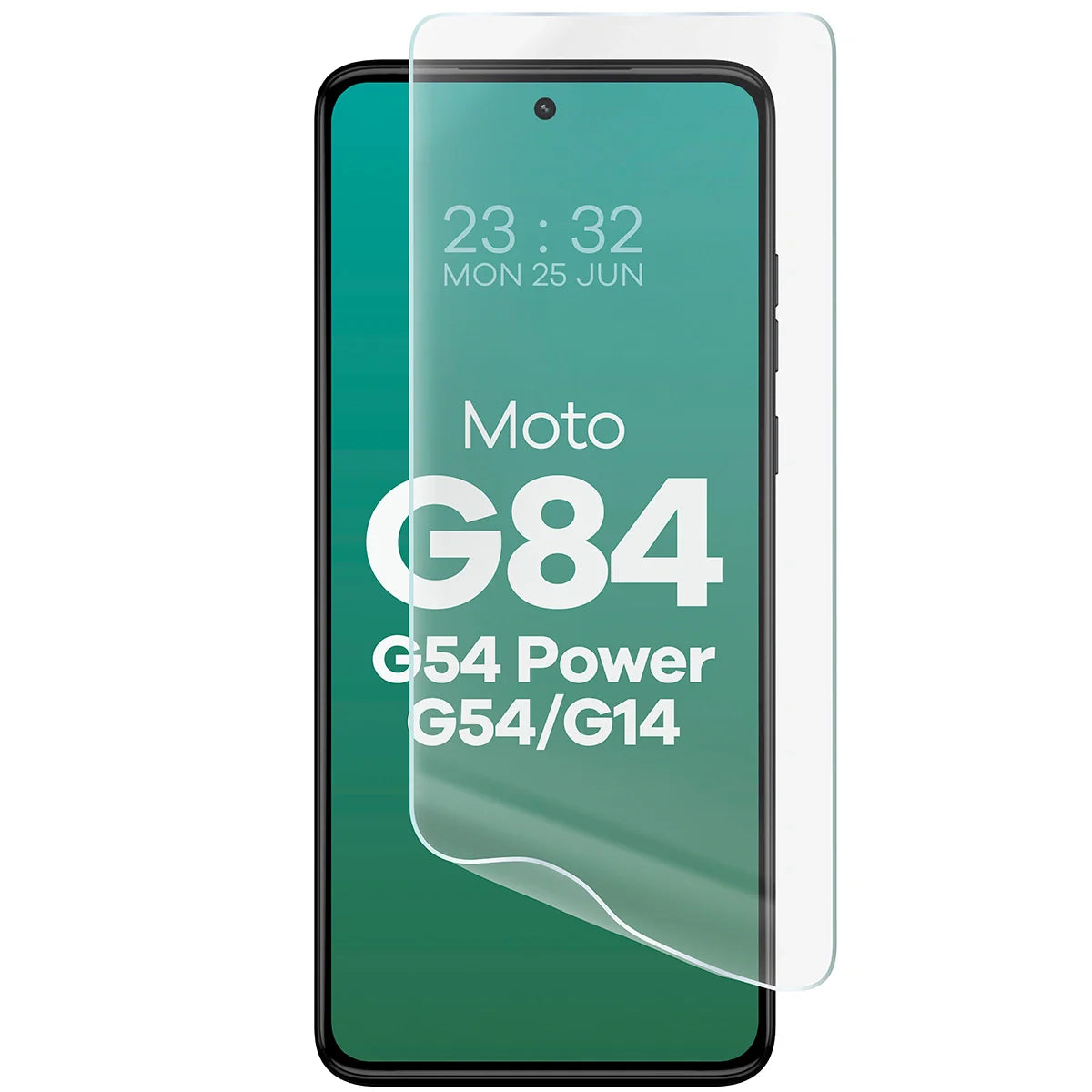 Hydrogel Folie für den Bildschirm für Motorola Moto G14 4G / G54 5G / G54 Power 5G / G84 5G, Bizon Glass Hydrogel Front, 1 Stück