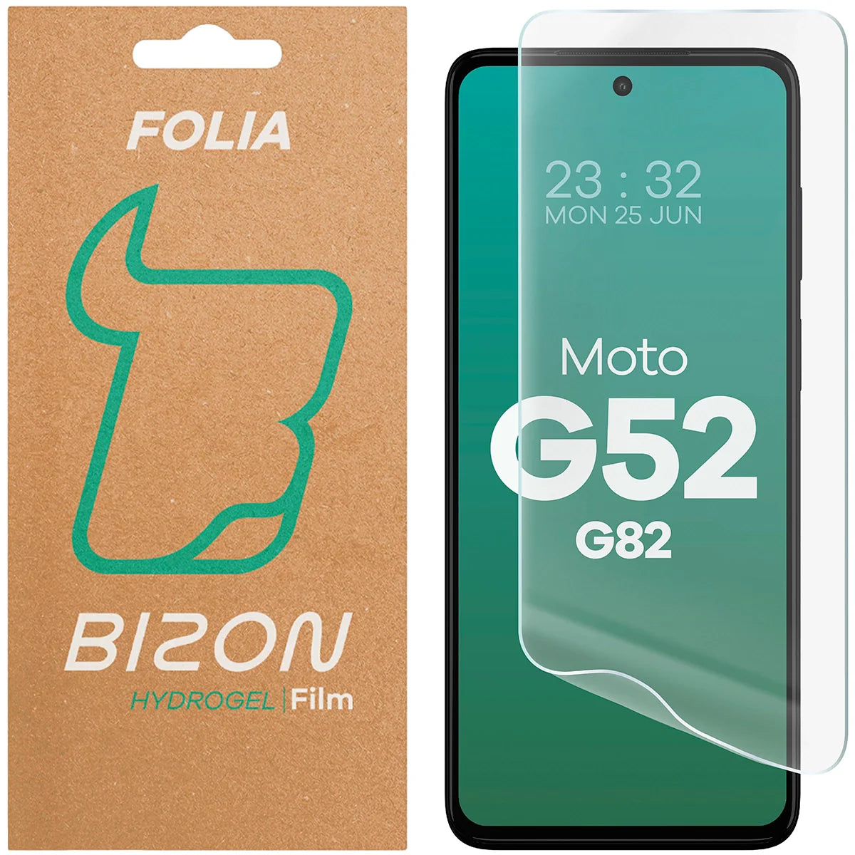 Hydrogel Folie für den Bildschirm für Motorola Moto G52 / G82, Bizon Glass Hydrogel Front, 1 Stück