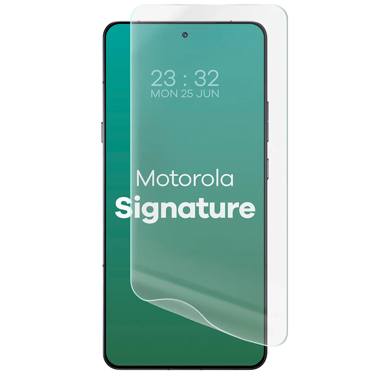 Hydrogel Folie für den Bildschirm für Motorola Signature, Bizon Film Hydrogel Front, 1 Stück