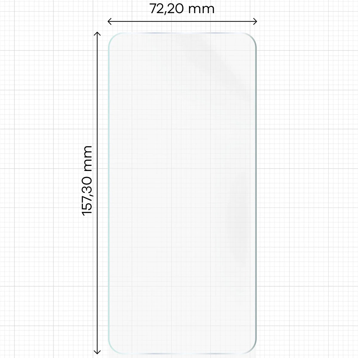 Hydrogel Folie für den Bildschirm für Nothing Phone (3a) / (3a) Pro / CMF Phone 2 Pro, Bizon Glass Hydrogel Front, 1 Stück