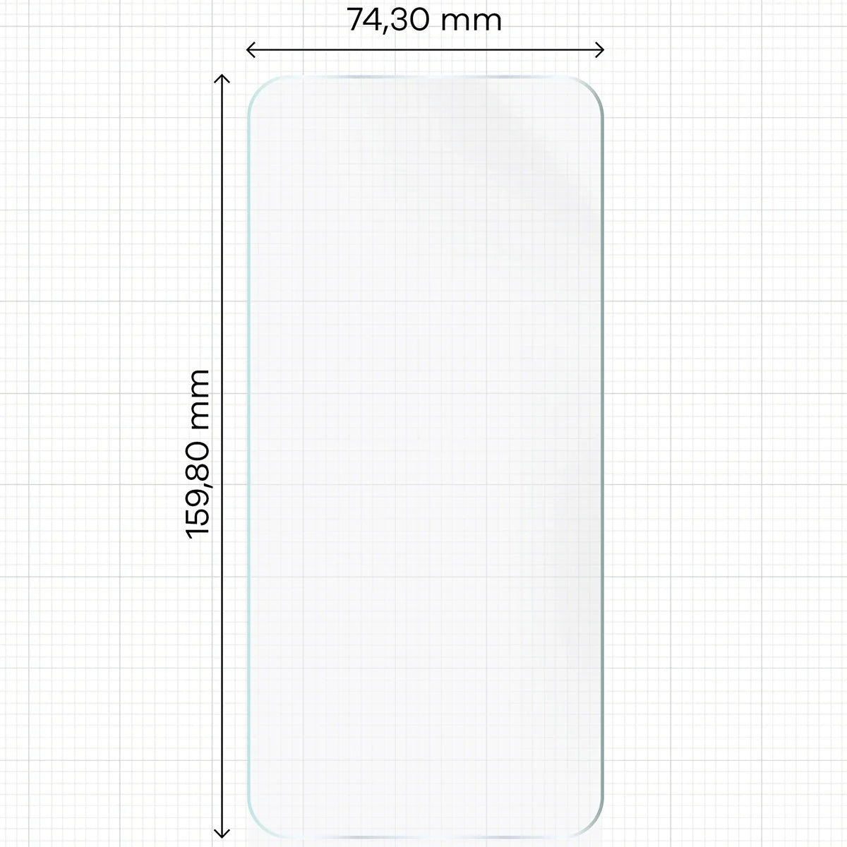 Hydrogel Folie für den Bildschirm für OnePlus 12, Bizon Glass Hydrogel Front, 1 Stück