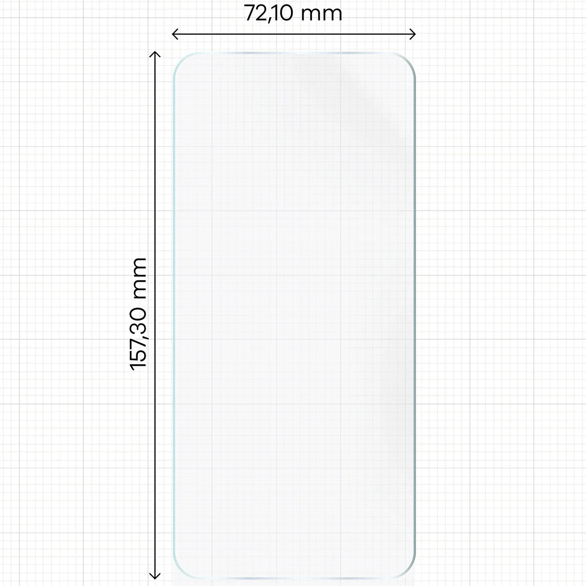 Hydrogel Folie für den Bildschirm für OnePlus 13, Bizon Glass Hydrogel Front, 1 Stück