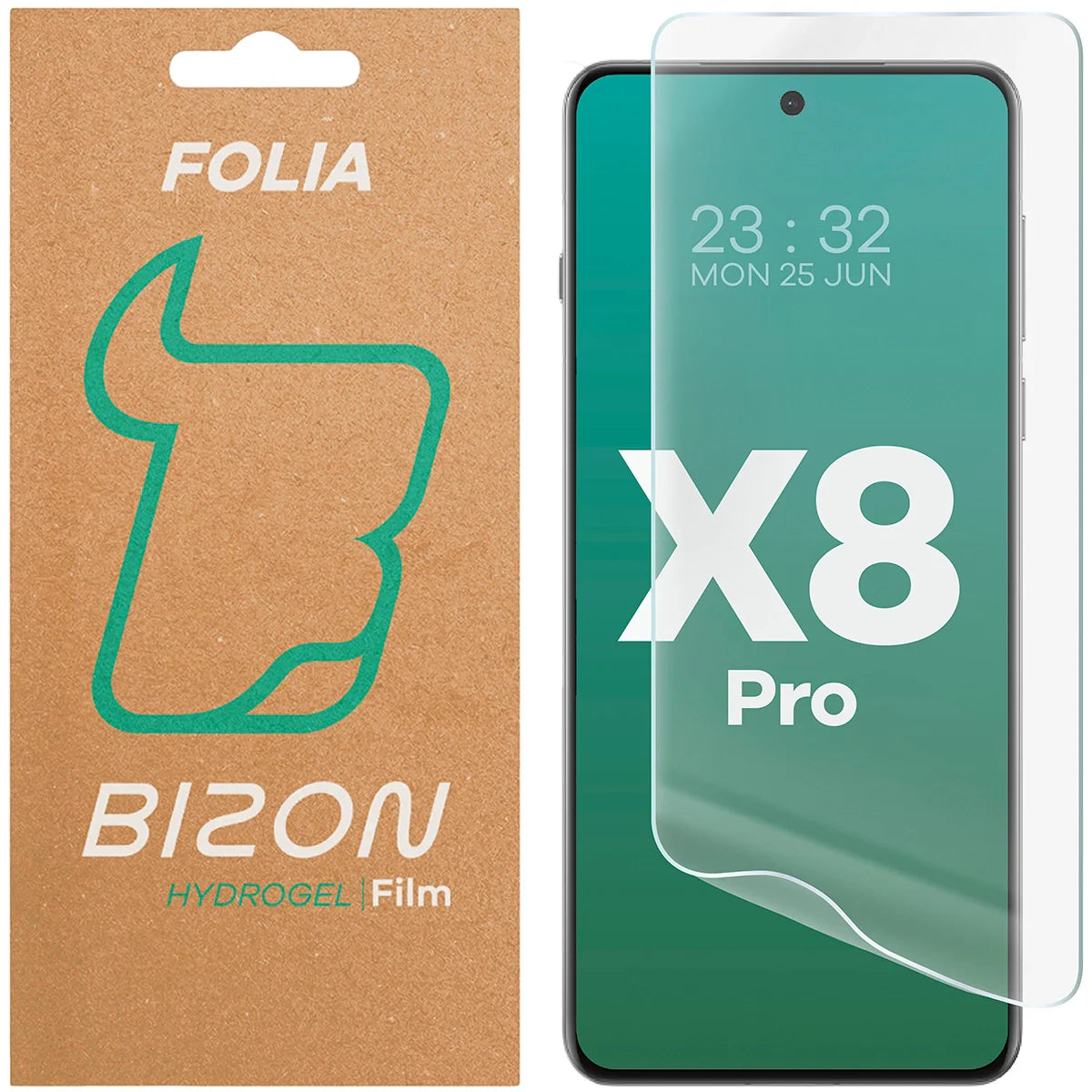 Hydrogel Folie für den Bildschirm für Oppo Find X8 Pro, Bizon Glass Hydrogel Front, 1 Stück