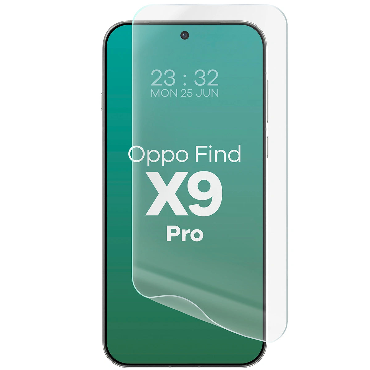 Hydrogel Folie für den Bildschirm für Oppo Find X9 Pro, Bizon Film Hydrogel Front, 1 Stück