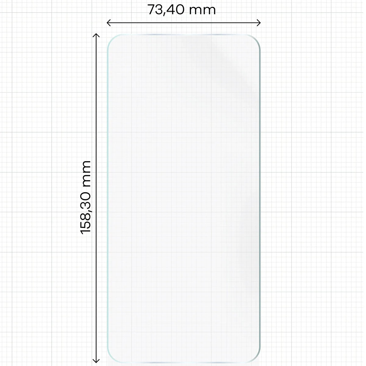 Hydrogel Folie für den Bildschirm für Oppo Reno10 / 10 Pro, Bizon Glass Hydrogel Front, 1 Stück