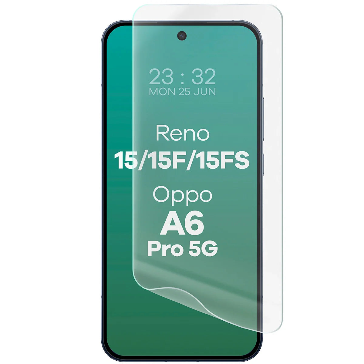 Hydrogel Folie für den Bildschirm für Oppo Reno 15 / 15 F / 15 FS / A6 Pro 5G, Bizon Film Hydrogel Front, 1 Stück