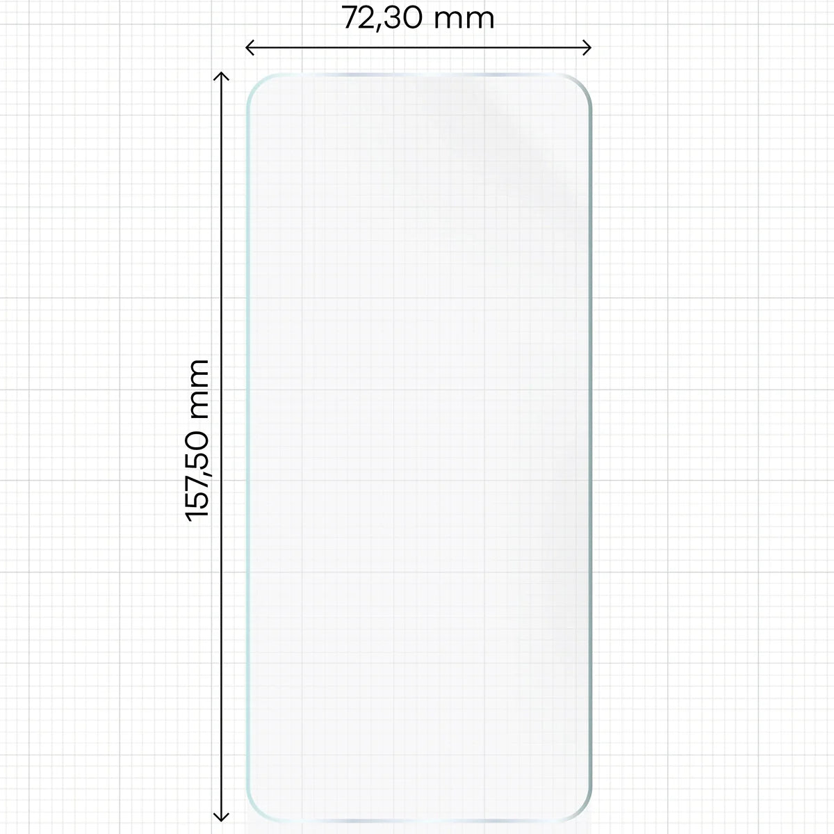 Hydrogel Folie für den Bildschirm für Realme GT 6 / 6T, Bizon Glass Hydrogel Front, 1 Stück