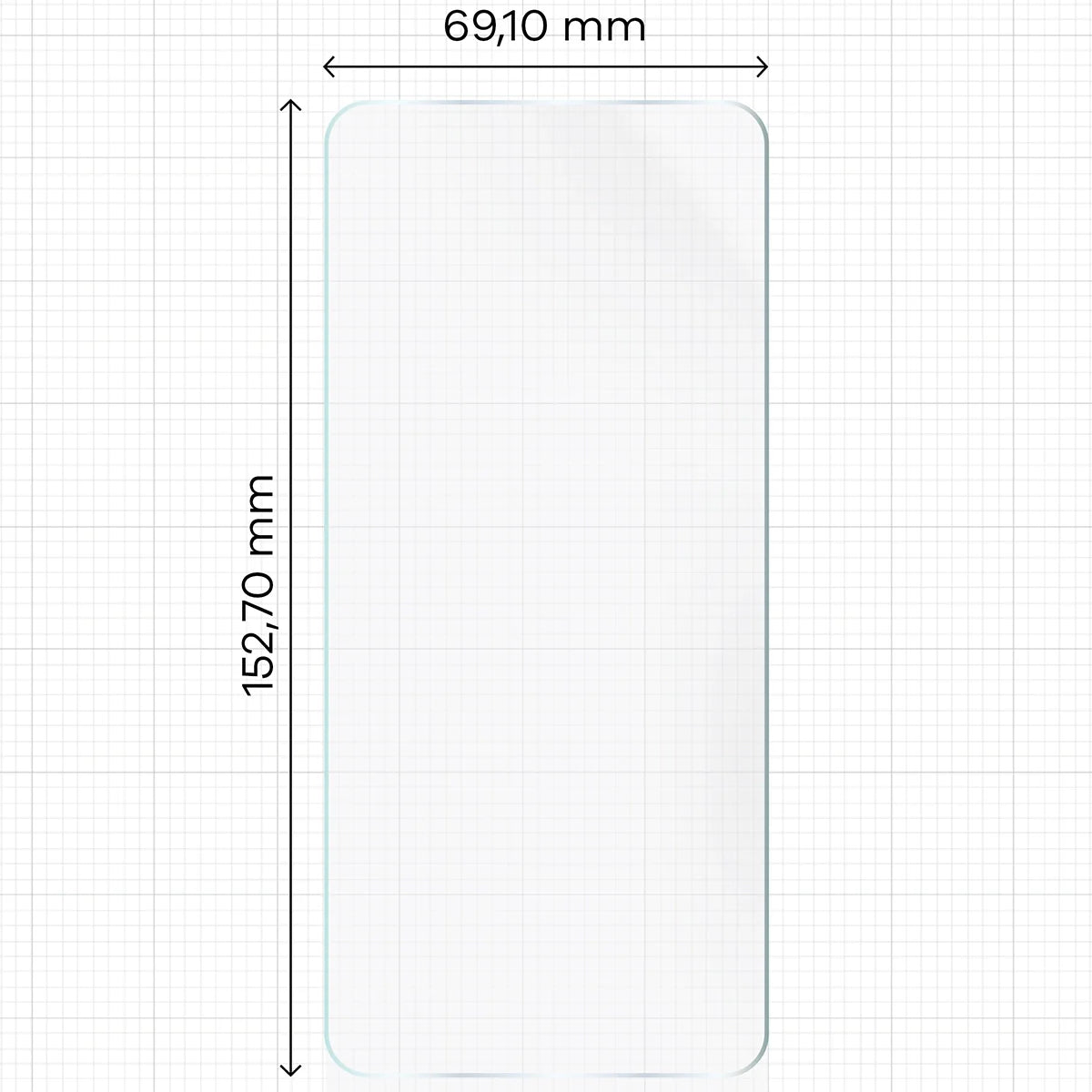 Hydrogel Folie für den Bildschirm für Galaxy A53 5G, Bizon Film Hydrogel Front, 1 Stück