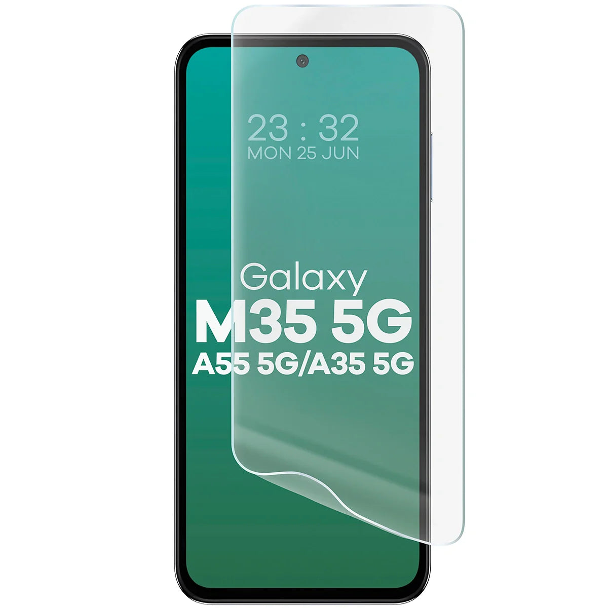 Hydrogel Folie für den Bildschirm für Galaxy M35 5G / A35 5G / A55 5G, Bizon Film Hydrogel Front, 1 Stück