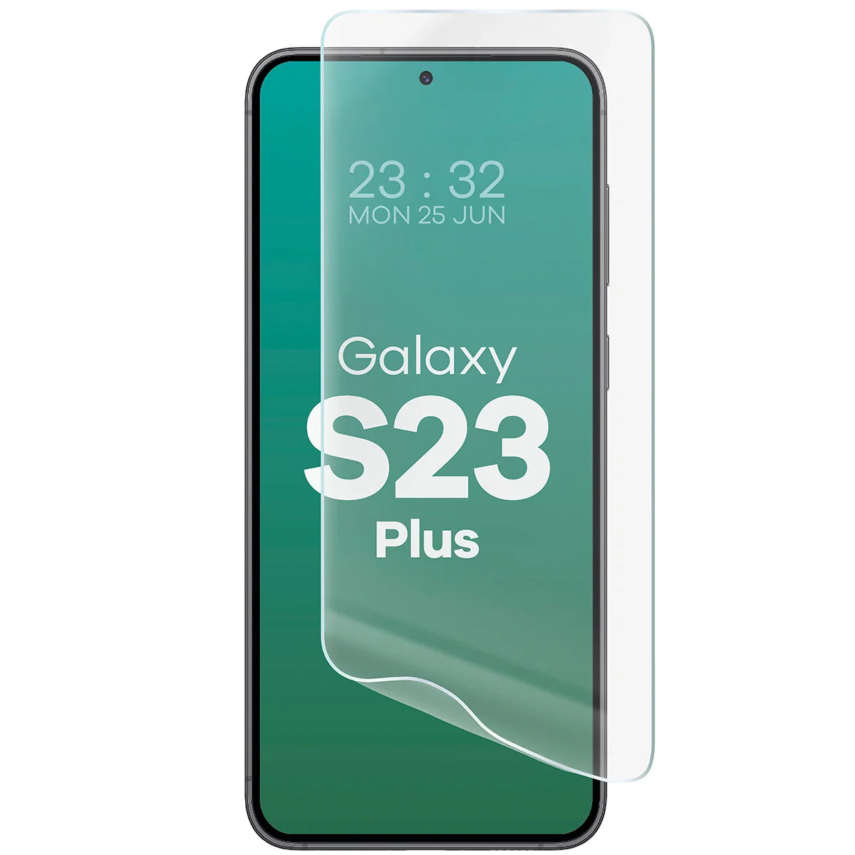 Hydrogel Folie für den Bildschirm für Galaxy S23 Plus, Bizon Film Hydrogel Front, 1 Stück