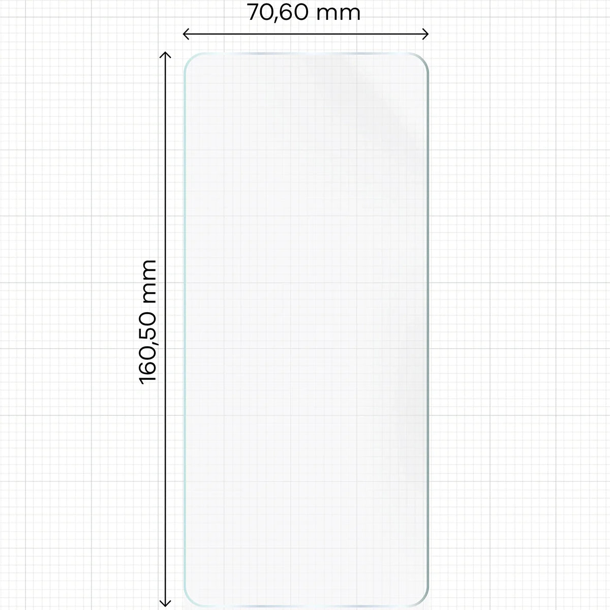 Hydrogel Folie für den Bildschirm für Galaxy XCover 6 Pro, Bizon Glass Hydrogel Front, 1 Stück
