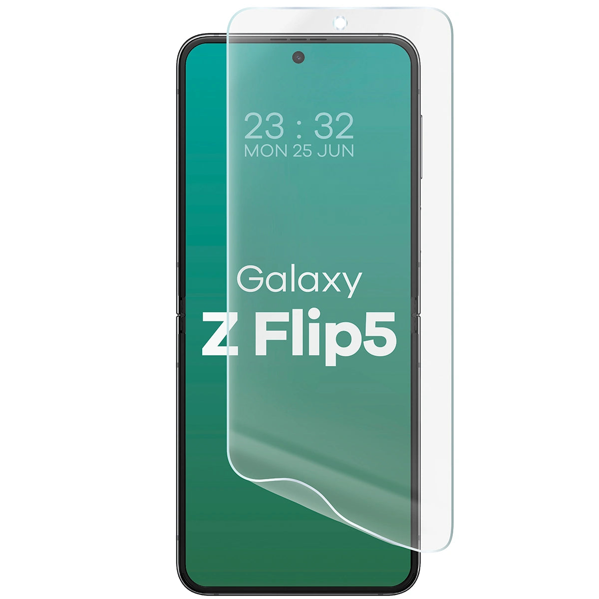 Hydrogel Folie für den Bildschirm für Galaxy Z Flip5, Bizon Film Hydrogel Front, 1 Stück