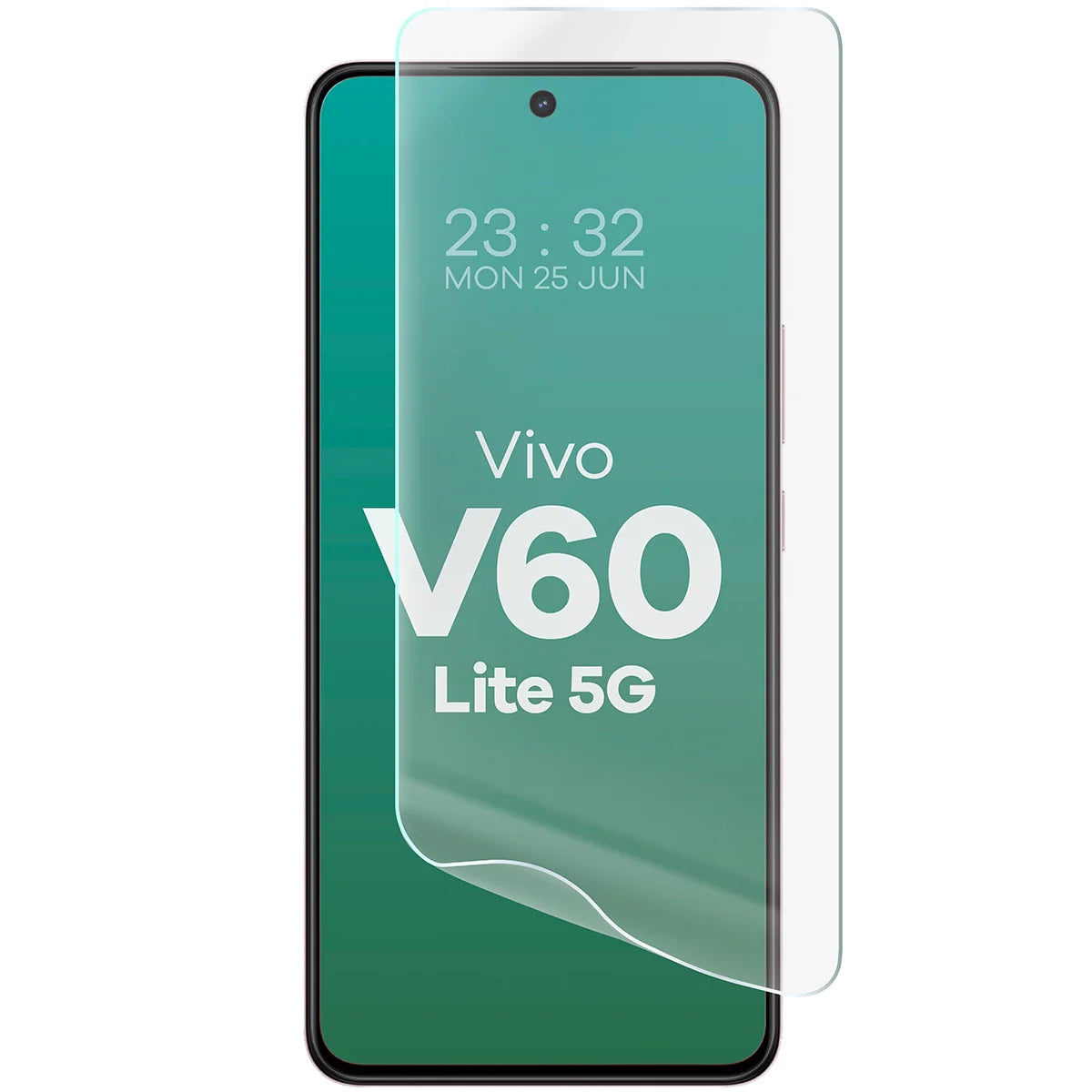 Hydrogel Folie für den Bildschirm für Vivo V60 Lite 5G, Bizon Film Hydrogel Front, 1 Stück