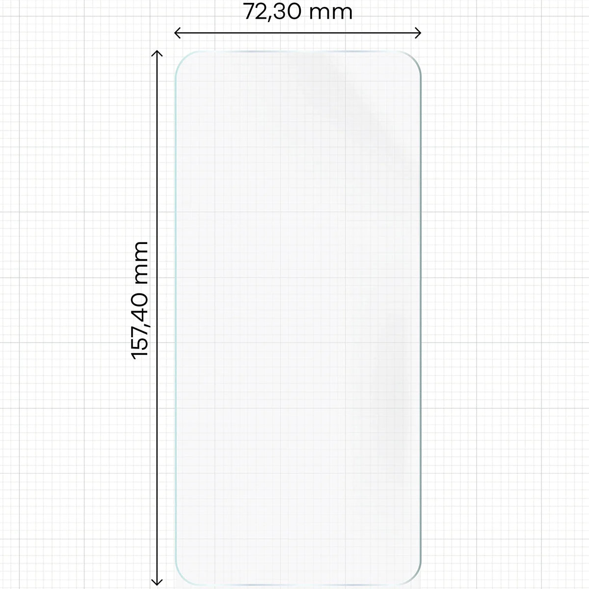 Hydrogel Folie für den Bildschirm für Vivo X200 Pro, Bizon Glass Hydrogel Front, 1 Stück