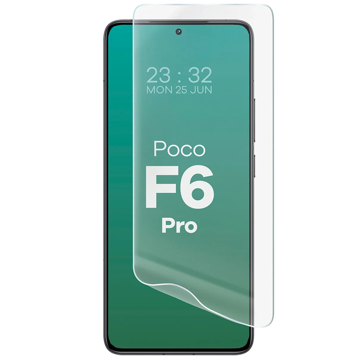Hydrogel Folie für den Bildschirm für Xiaomi POCO F6 Pro, Bizon Film Hydrogel Front, 1 Stück