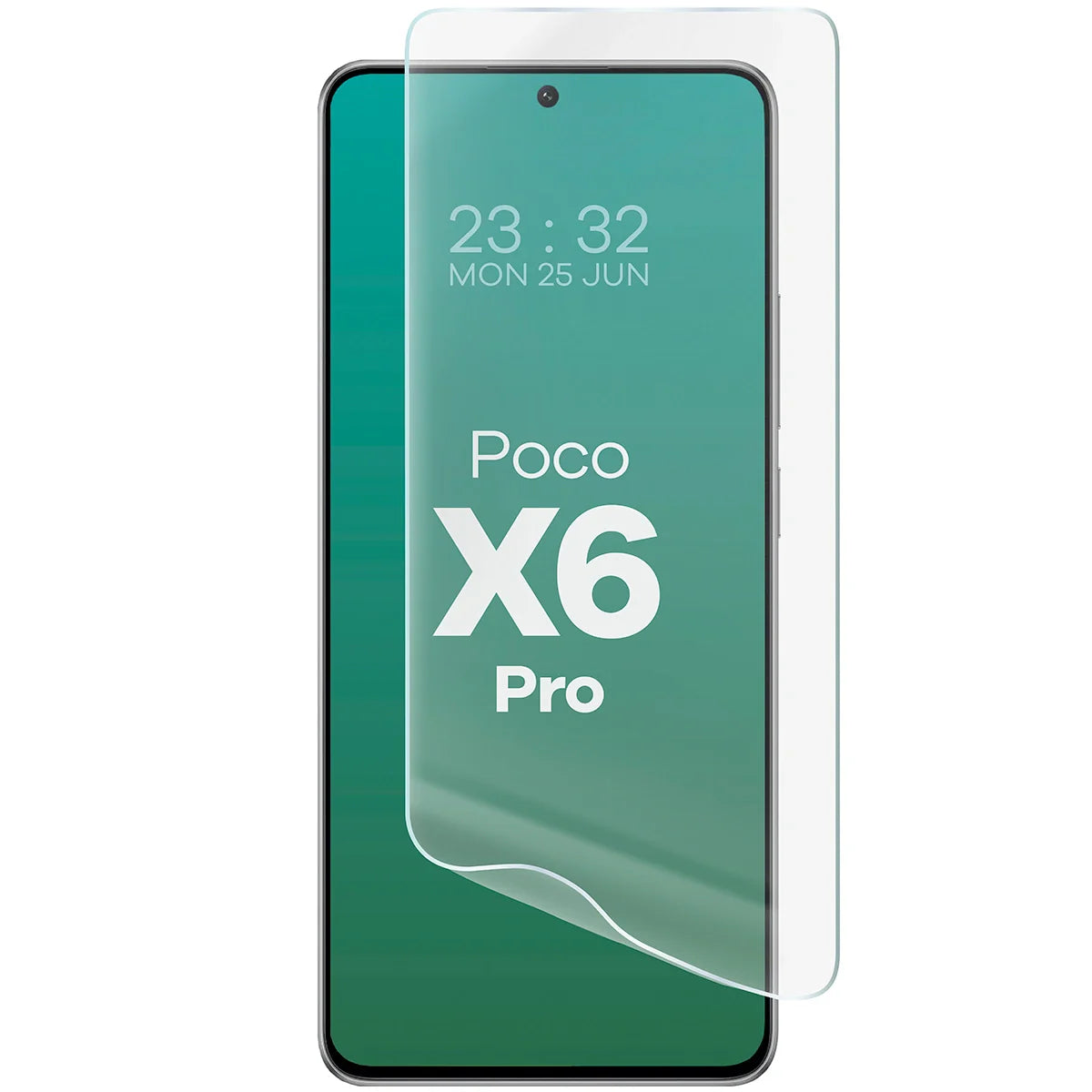 Hydrogel Folie für den Bildschirm für Xiaomi POCO X6 Pro, Bizon Film Hydrogel Front, 1 Stück