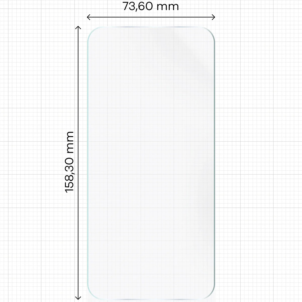 Hydrogel Folie für den Bildschirm für Realme 14 Pro Plus 5G, Bizon Glass Hydrogel Front, 1 Stück