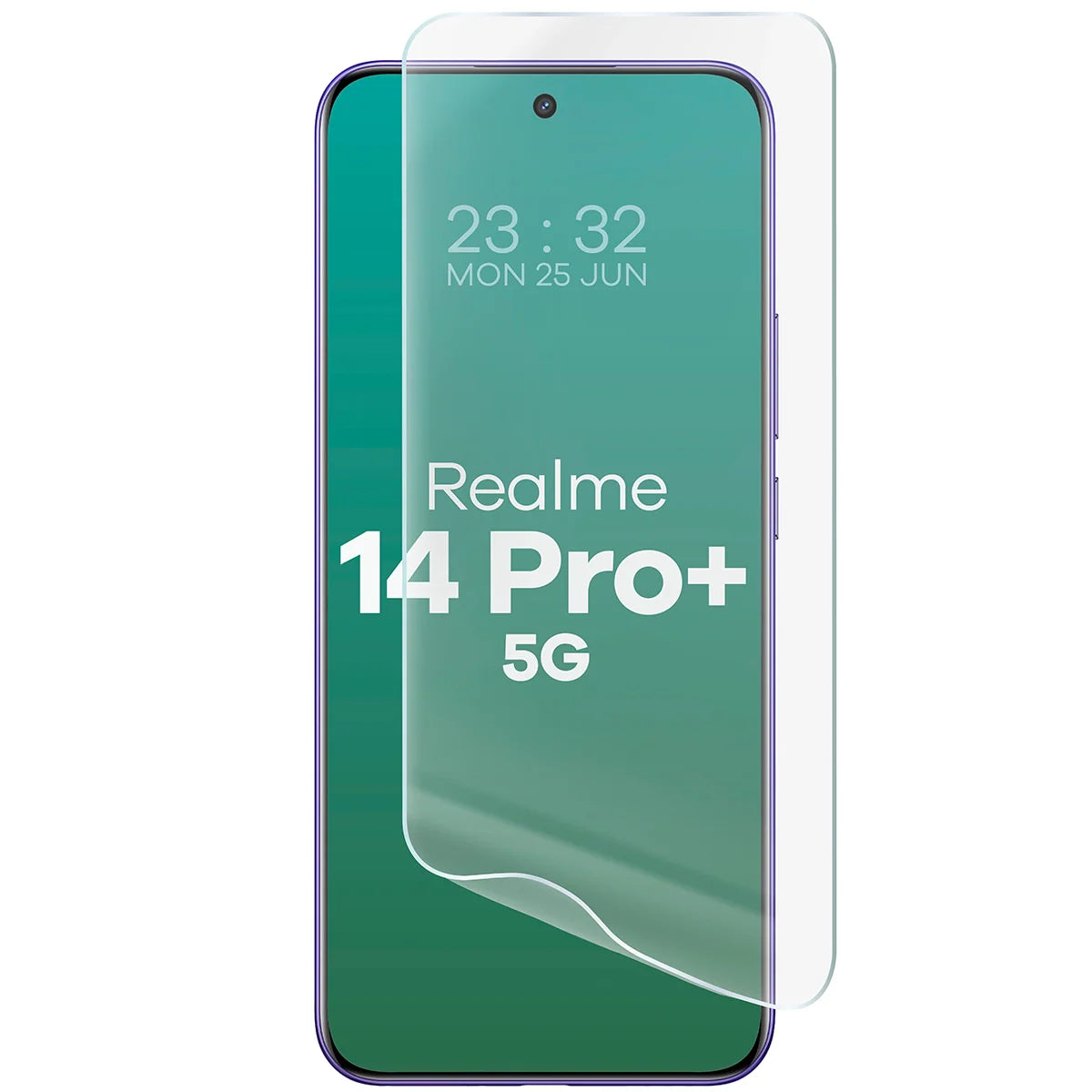 Hydrogel Folie für den Bildschirm für Realme 14 Pro Plus 5G, Bizon Glass Hydrogel Front, 1 Stück