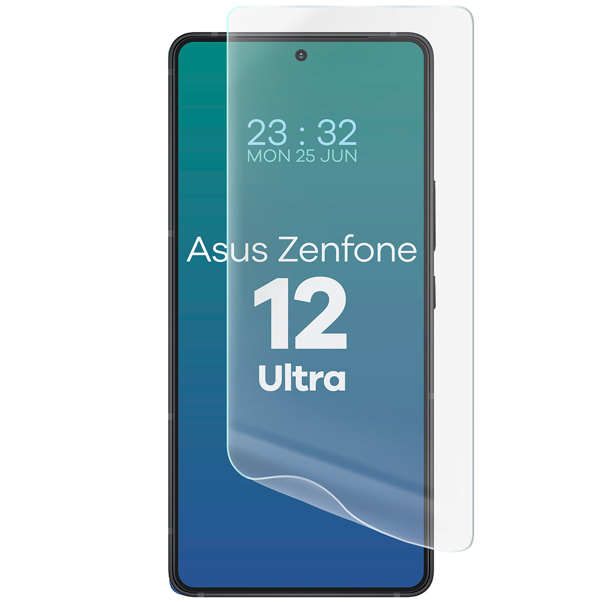Hydrogel Folie für den Bildschirm für Asus Zenfone 12 Ultra, Bizon Glass Hydrogel Front Duo, 2 Stück