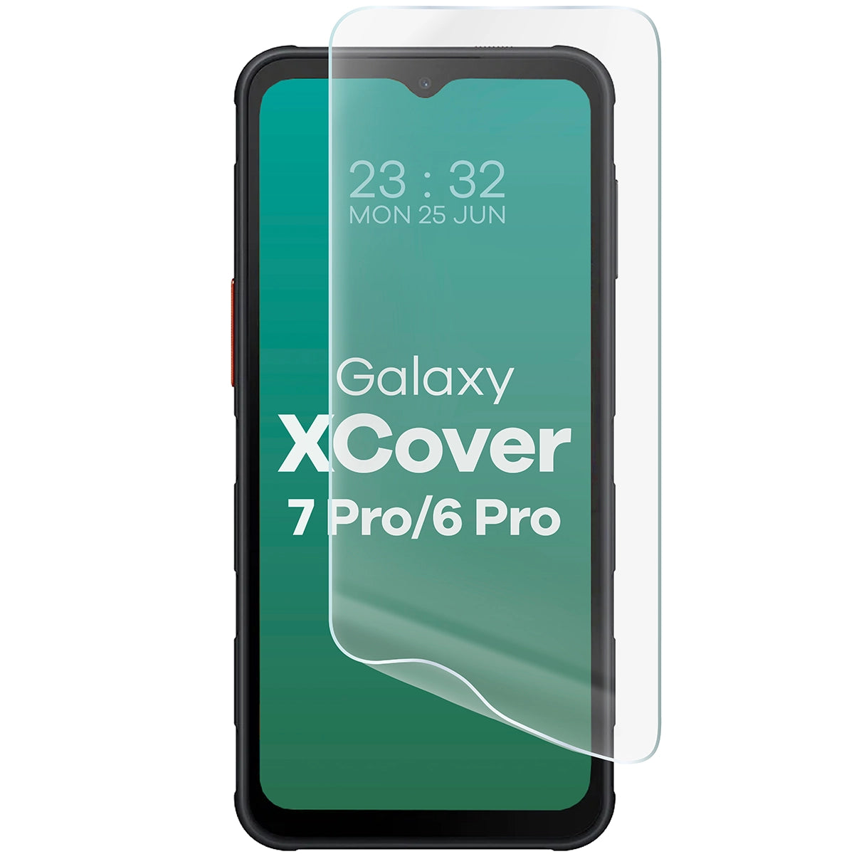 Hydrogel Folie für den Bildschirm Bizon Glass Hydrogel Front Duo für Galaxy XCover 7 Pro / 6 Pro, 2 Stück