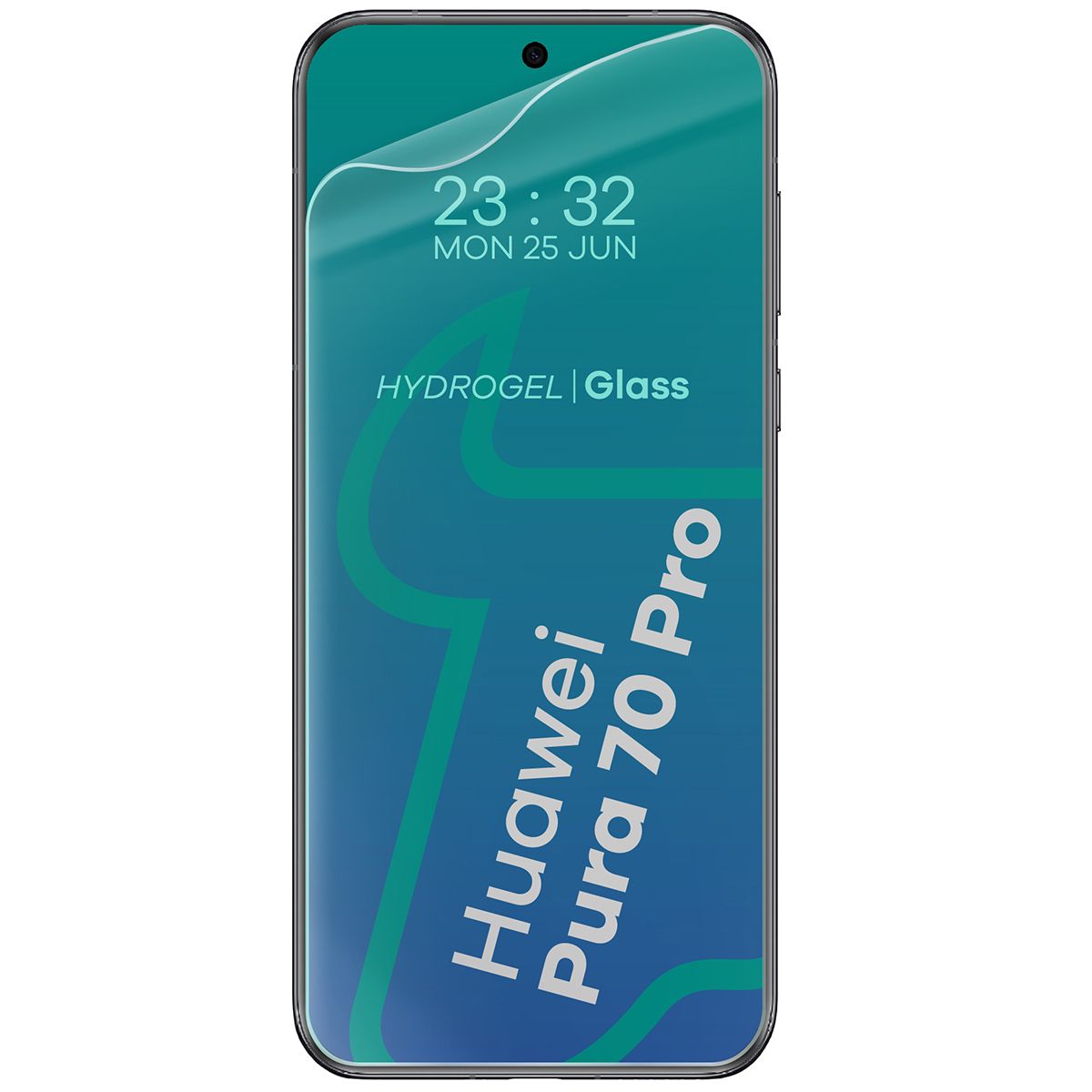 Hydrogel Folie für den Bildschirm für Huawei Pura 70 Pro / Pro+ / Ultra, Bizon Glass Hydrogel Front, 2 Stück