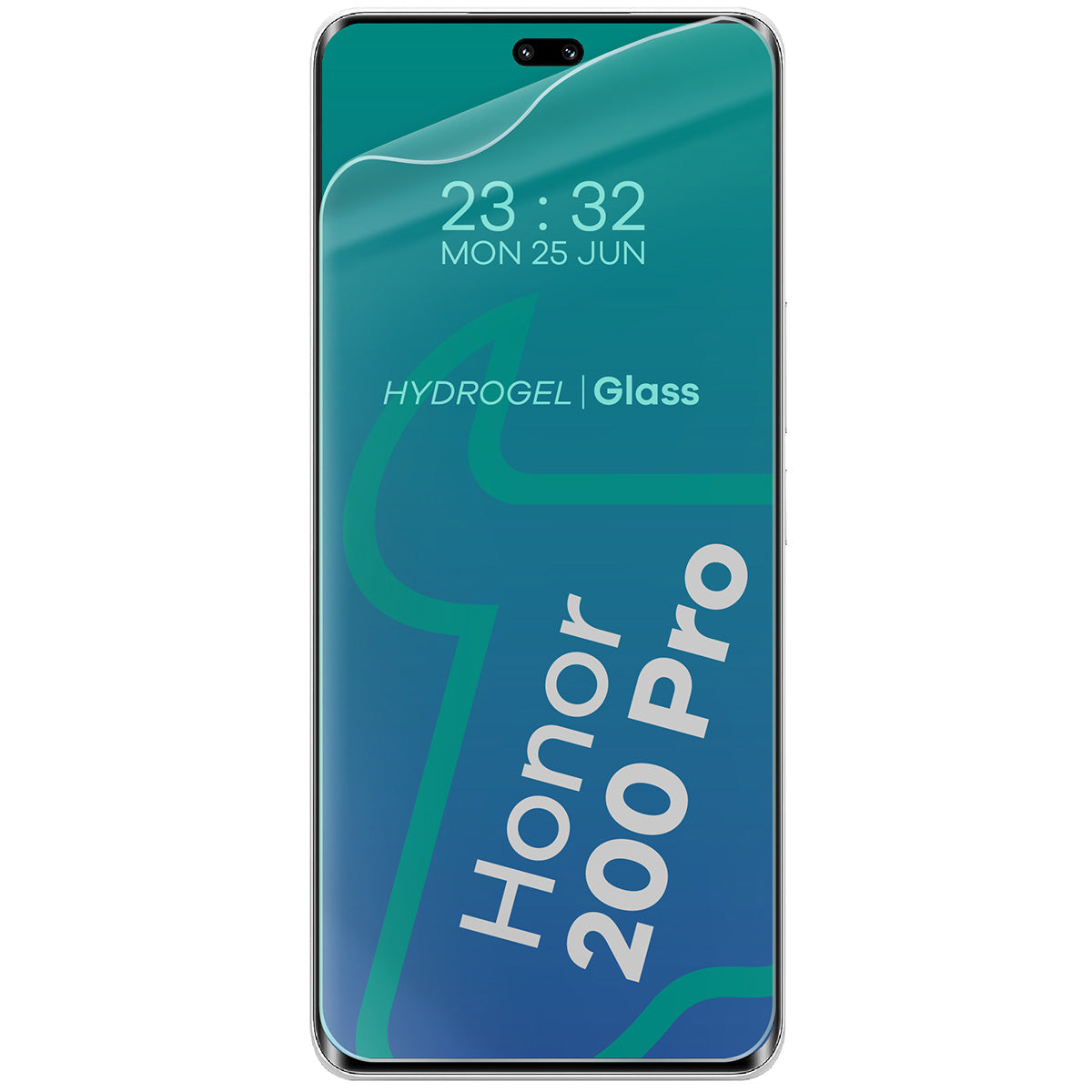 Hydrogel Folie für den Bildschirm für Honor 200 Pro, Bizon Glass Hydrogel Front Duo, 2 Stück