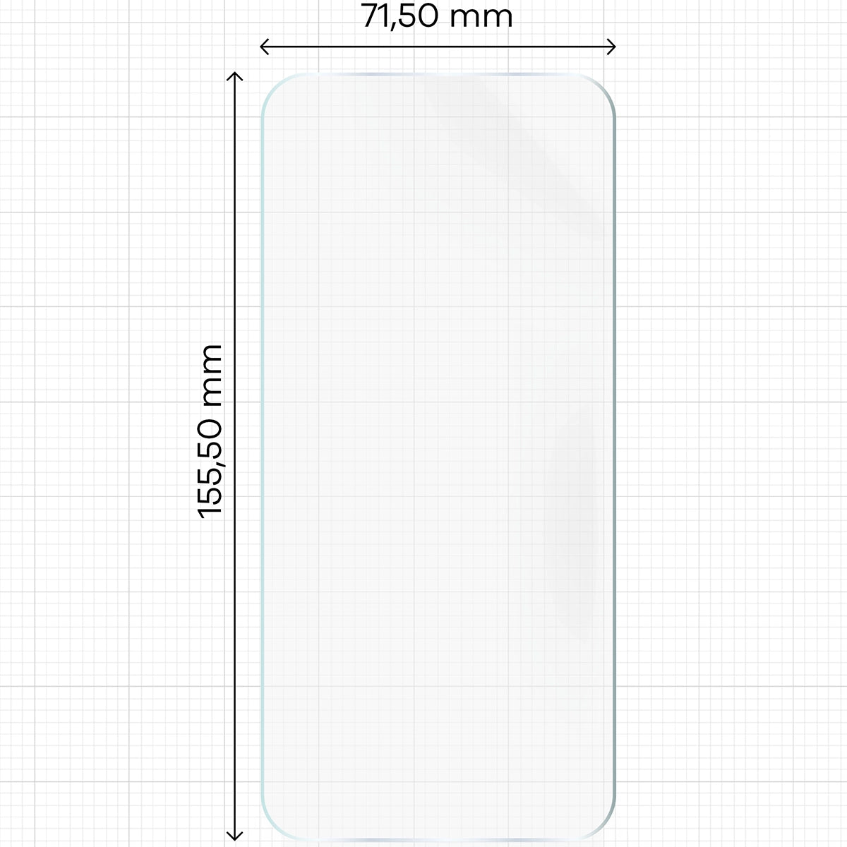 Hydrogel Folie für den Bildschirm für Honor 400 Lite, Bizon Glass Hydrogel Front Duo, 2 Stück