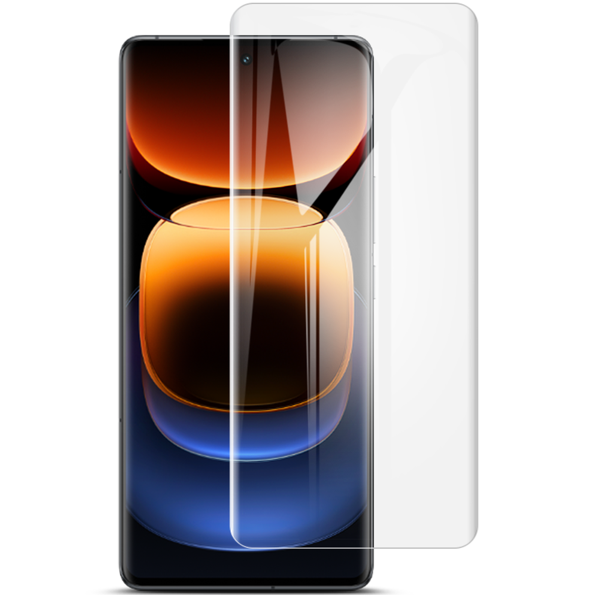 Hydrogel Folie für den Bildschirm für HTC U24 Pro, Bizon Glass Hydrogel Front Duo, 2 Stück