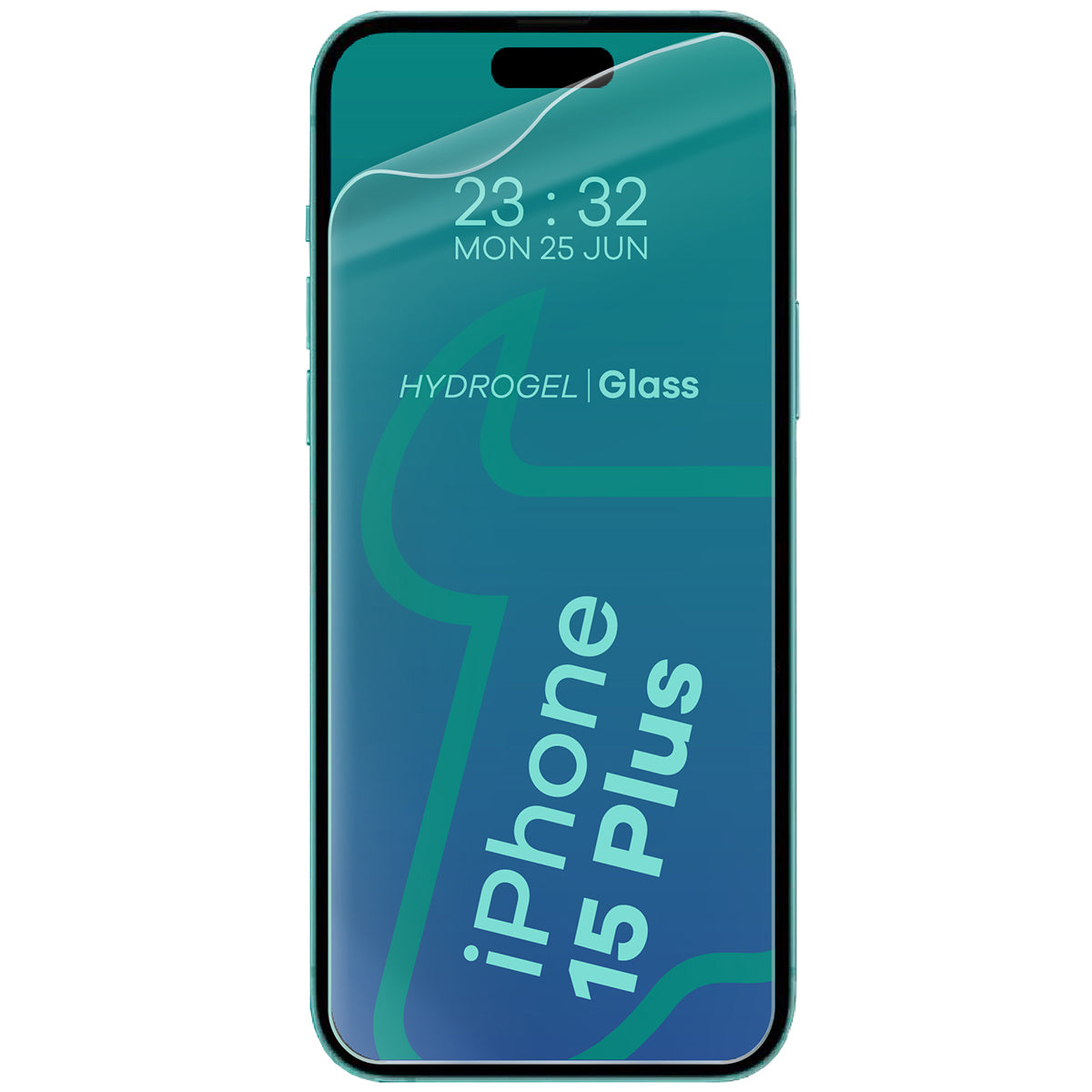 Hydrogel Folie für den Bildschirm Bizon Film Hydrogel Front Duo für iPhone 15 Plus / 15 Pro Max, 2 Stück