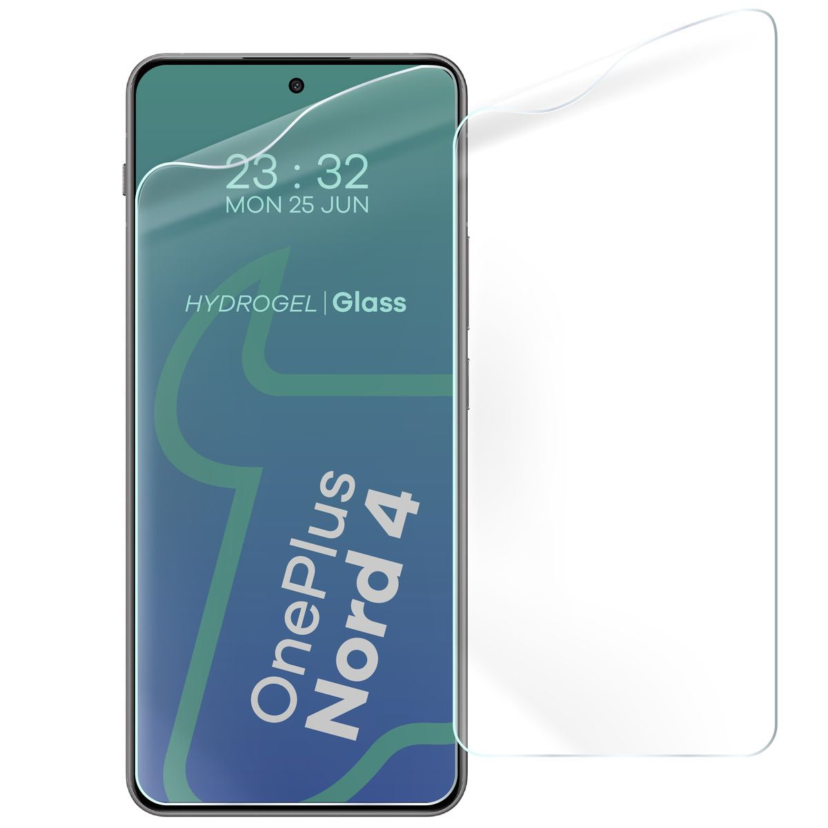Hydrogel Folie für den Bildschirm für OnePlus Nord 4, Bizon Glass Hydrogel Front Duo, 2 Stück