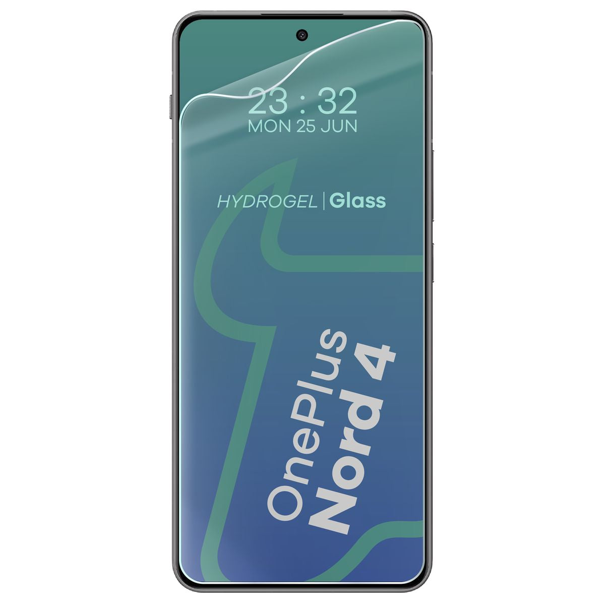 Hydrogel Folie für den Bildschirm für OnePlus Nord 4, Bizon Glass Hydrogel Front Duo, 2 Stück