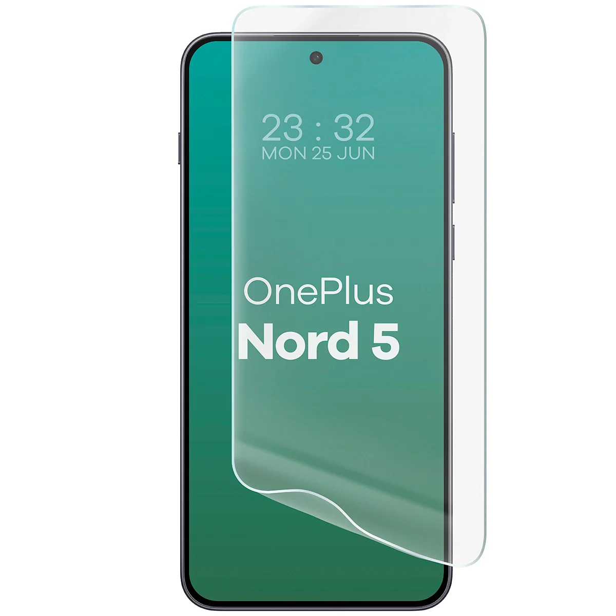 Hydrogel Folie für den Bildschirm für OnePlus Nord 5, Bizon Film Hydrogel Front Duo, 2 Stück
