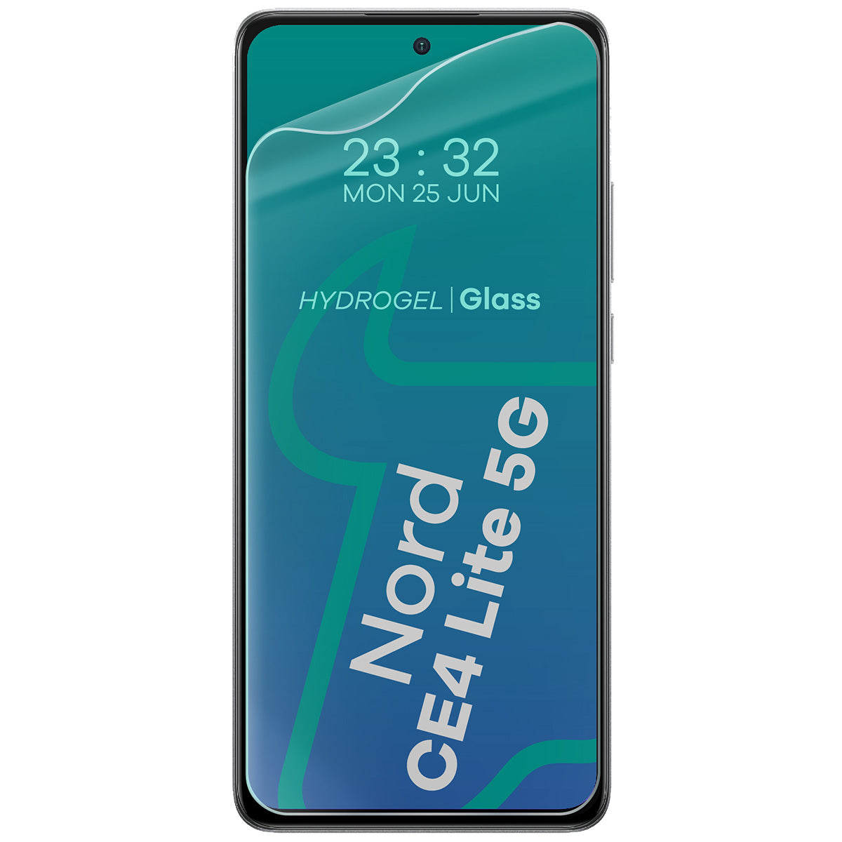 Hydrogel Folie für den Bildschirm für OnePlus Nord CE4 Lite 5G, Bizon Glass Hydrogel Front Duo, 2 Stück