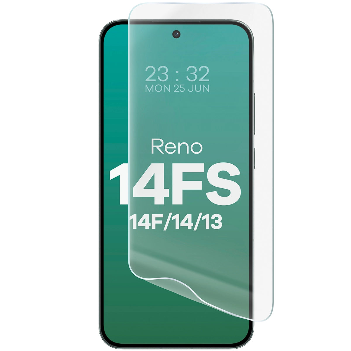 Hydrogel Folie für den Bildschirm für Oppo Reno14 / 14 FS / 14 F / 13, Bizon Glass Hydrogel Front Duo, 2 Stück