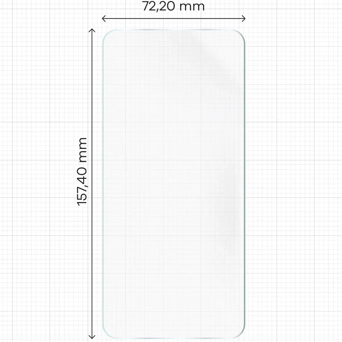 Hydrogel Folie für den Bildschirm für Oppo Reno13 Pro, Bizon Glass Hydrogel Front Duo, 2 Stück
