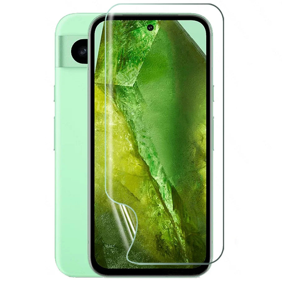 Hydrogel Folie für den Bildschirm für Pixel 8a, Bizon Film Hydrogel Front Duo, 2 Stück