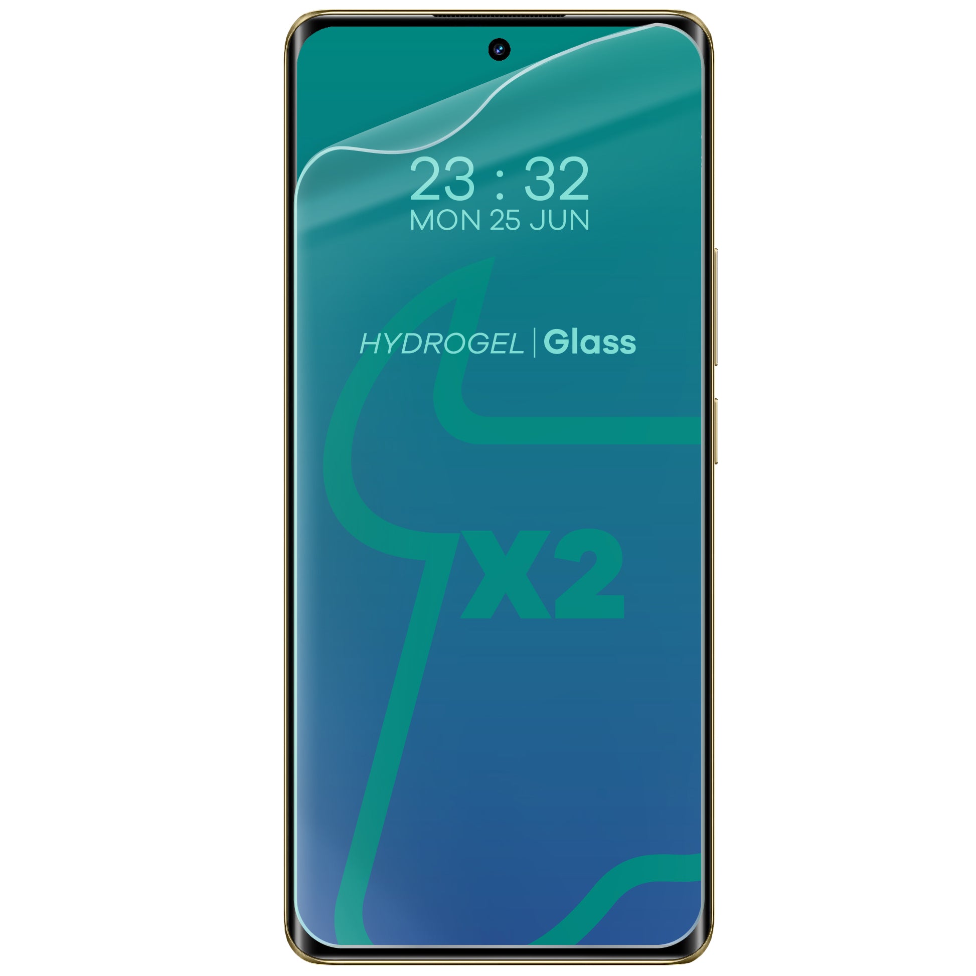Hydrogel Folie für den Bildschirm für Realme 12 Pro / 12 Pro+, Bizon Glass Hydrogel Front, 2 Stück