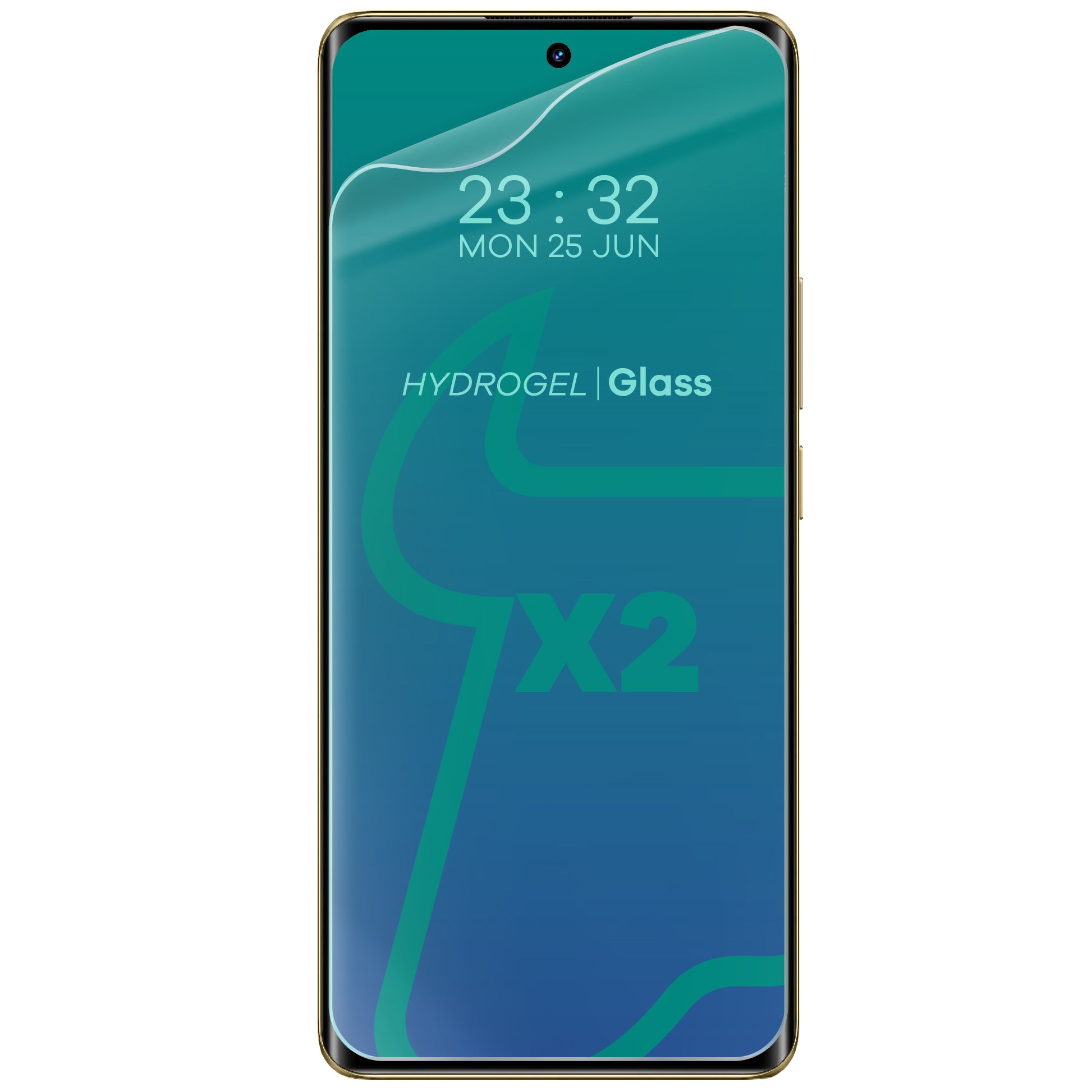 Hydrogel Folie für den Bildschirm für Realme 12 Pro / 12 Pro+, Bizon Glass Hydrogel Front Duo, 2 Stück