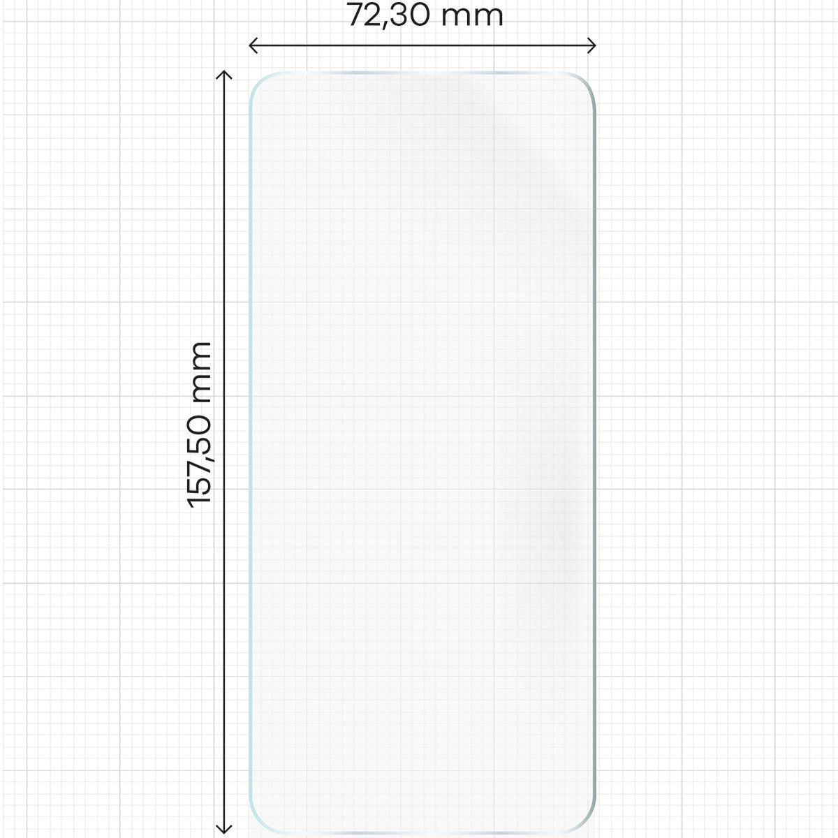 Hydrogel Folie für den Bildschirm für Realme GT 6 / 6T, Bizon Glass Hydrogel Front Duo, 2 Stück
