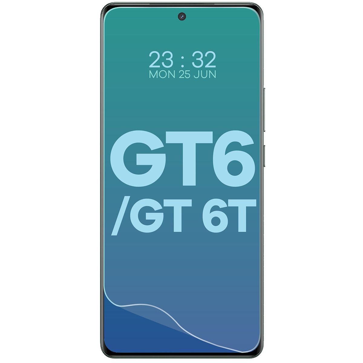 Hydrogel Folie für den Bildschirm für Realme GT 6 / 6T, Bizon Glass Hydrogel Front Duo, 2 Stück