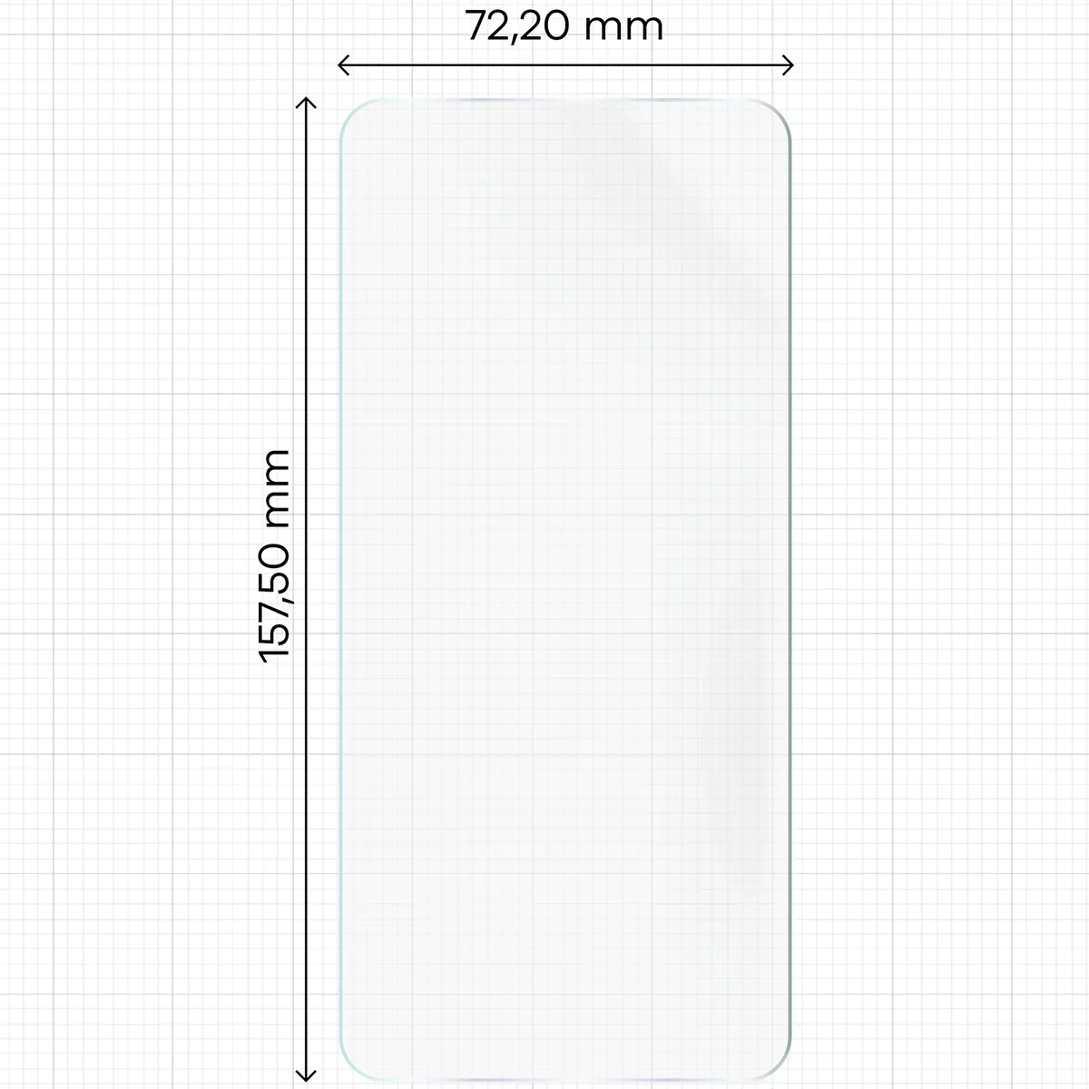 Hydrogel Folie für den Bildschirm für Realme GT 7 / 7T, Bizon Glass Hydrogel Front Duo, 2 Stück