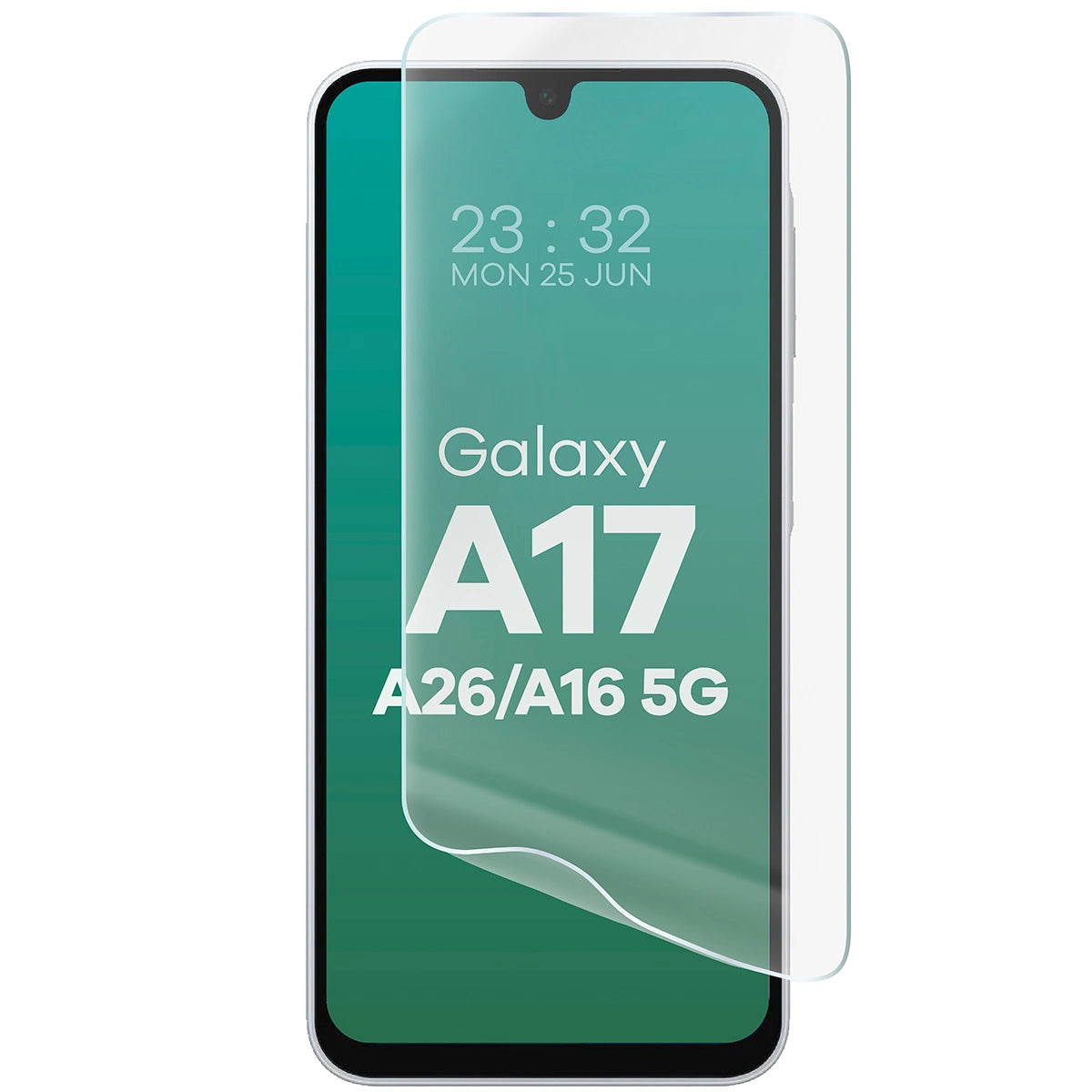 Hydrogel Folie für den Bildschirm für Galaxy A16 / A17 5G / A26 5G, Bizon Glass Hydrogel Front Duo, 2 Stück